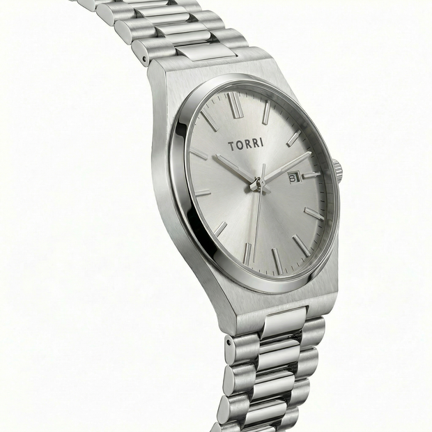 Men White Watch