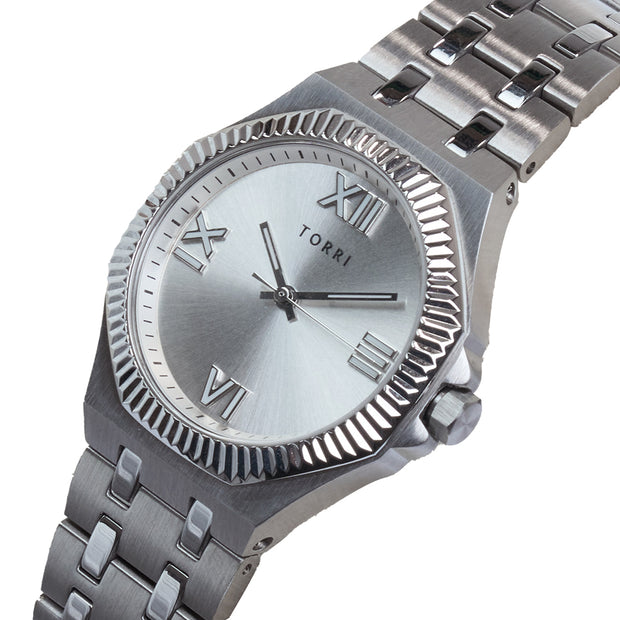 Women Silver Watch