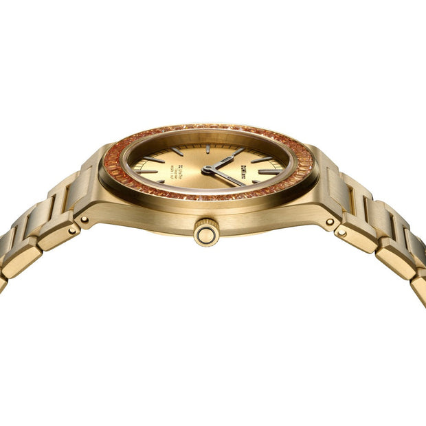 Men Ultra Thin 1970 Gold Watch