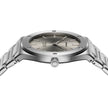 Men Ultra Thin 1970 Silver Watch