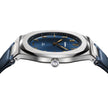 Men Ultra Thin 1970 Blue Watch