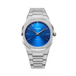 Men Ultra Thin Blue Watch