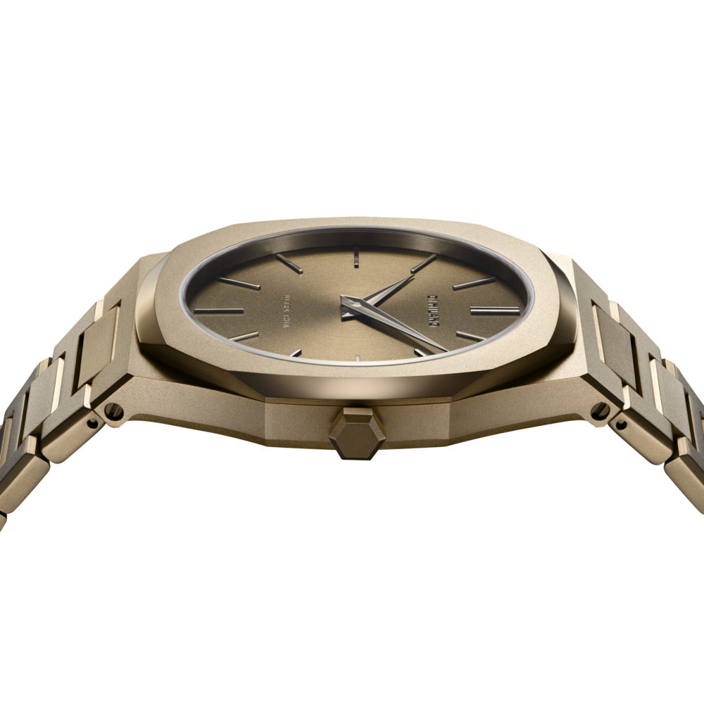 Men Ultra Thin Gold 40mm Watch