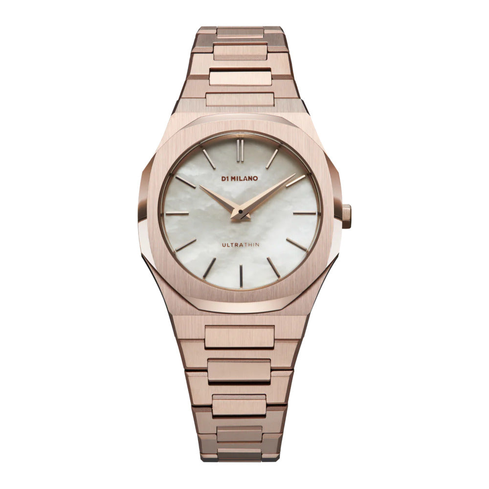 Women Ultra Thin Rose Gold 34mm Watch