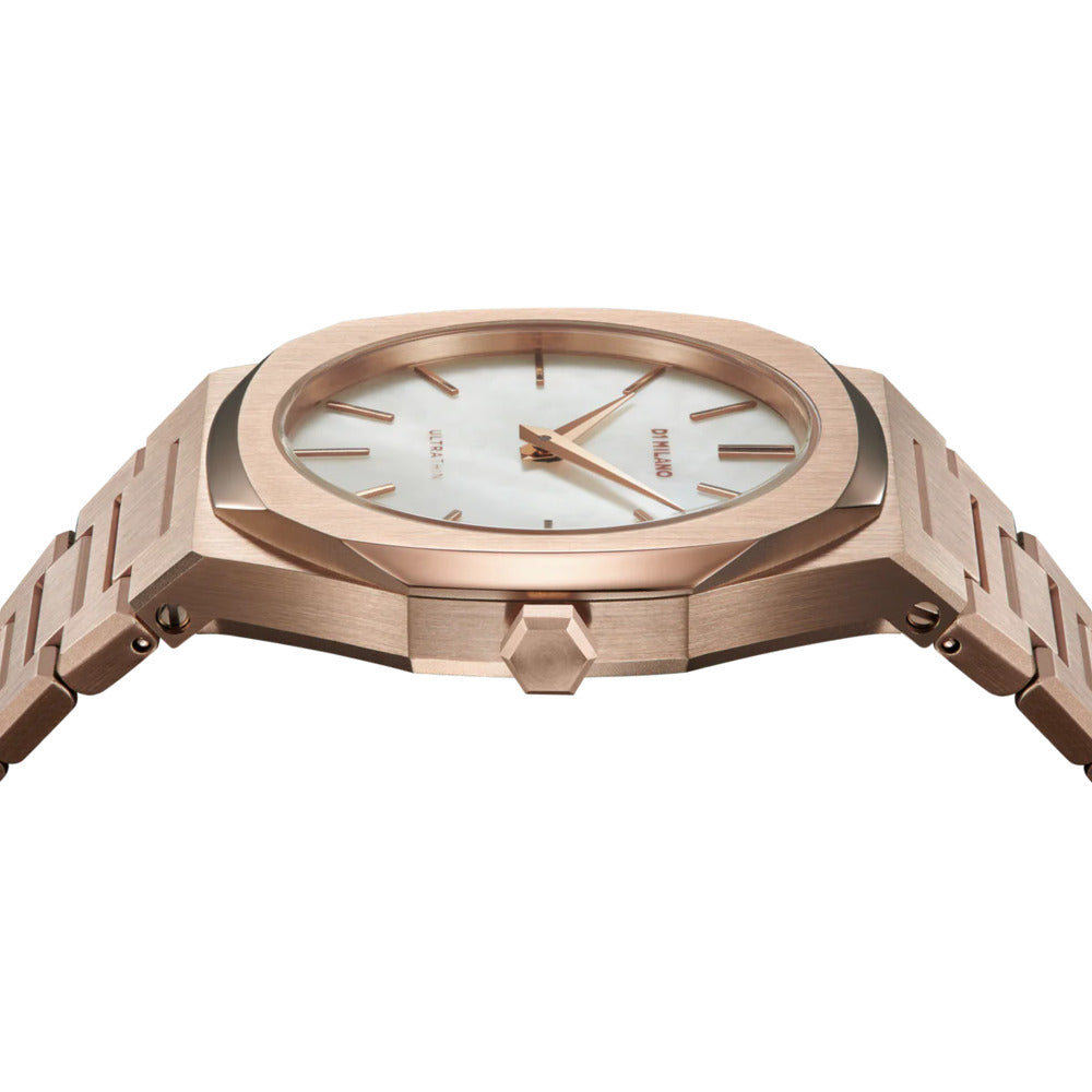 Women Ultra Thin Rose Gold 34mm Watch