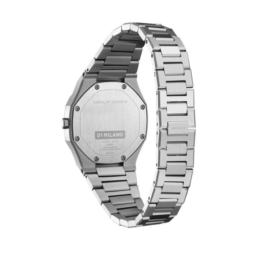 Women Ultra Thin Silver 30mm Watch