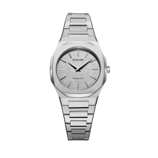 Women Ultra Thin Silver Watch