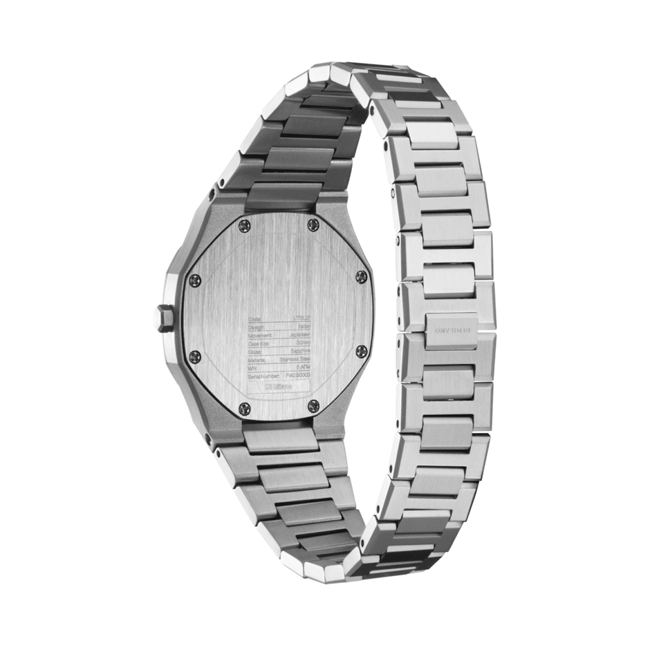 Unisex Indigo Loom Silver Watch
