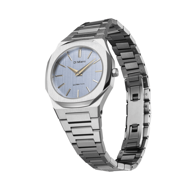 Unisex Indigo Loom Silver Watch