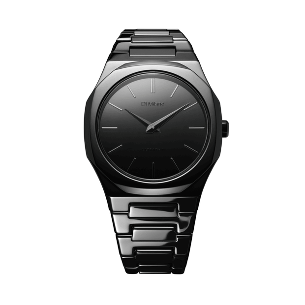 Unisex Black Mirror Watch