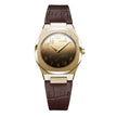 Men Ultra Thin Brown Watch