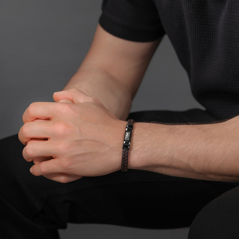 Men Wavebreaker Brown Bracelet