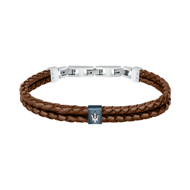 Men Brown Braided Bracelet