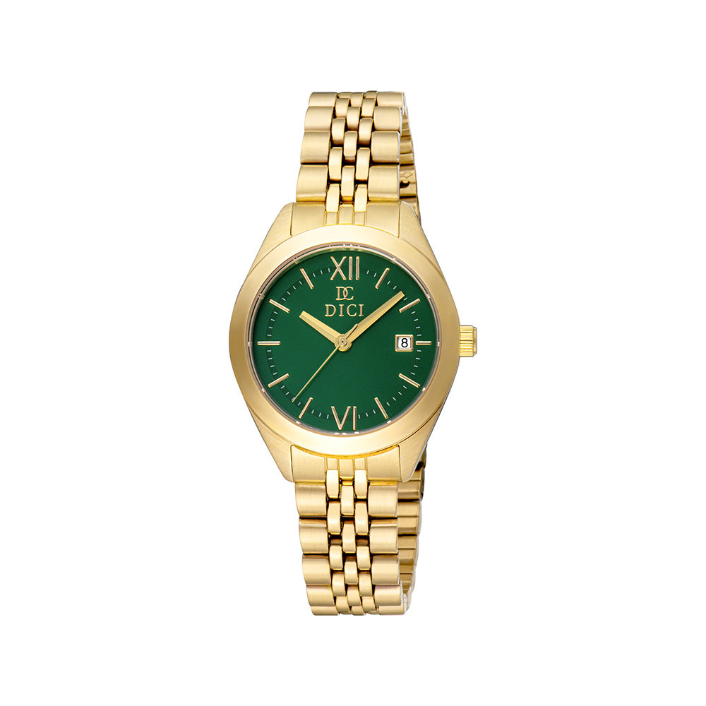 Giorgia Women Green Stainless Steel Watch