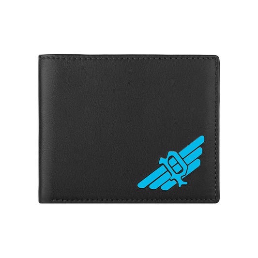Police Men Leather Black/Blue Wallet