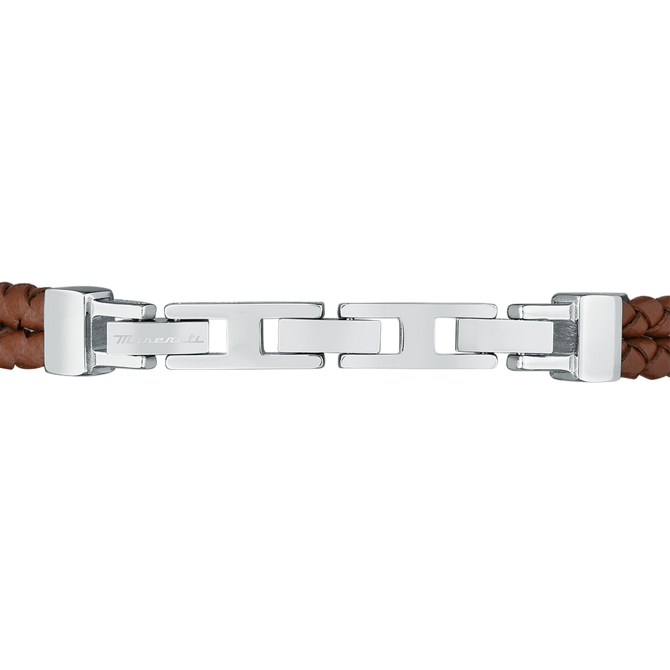 Men Brown Braided Bracelet