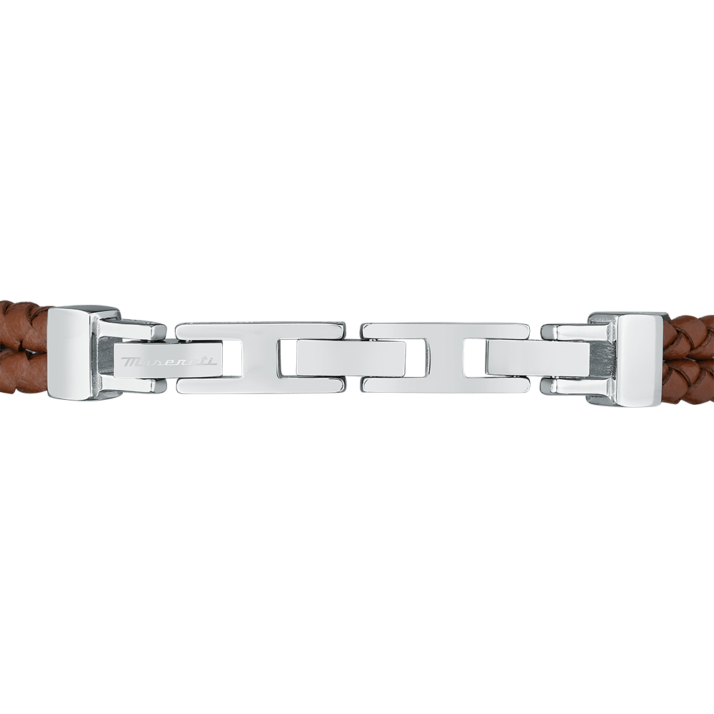 Men Brown Braided Bracelet