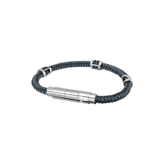 Men Stainless Steel Blue Bracelet