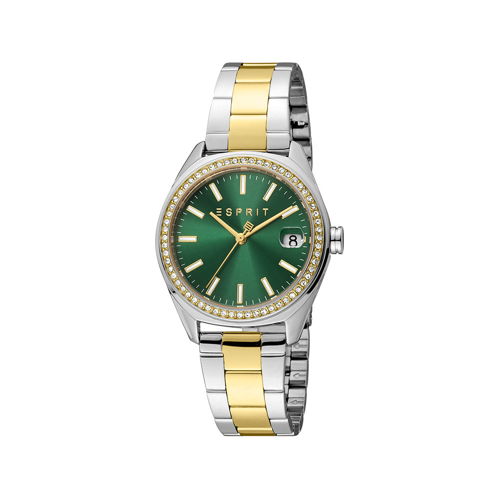 Celia Women Green Stainless Steel Watch