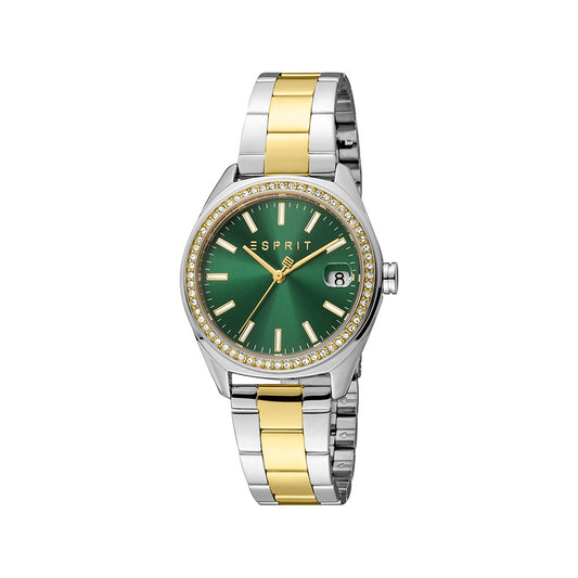 Celia Women Green Stainless Steel Watch