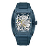 Men Skeletor Blue 42mm Watch