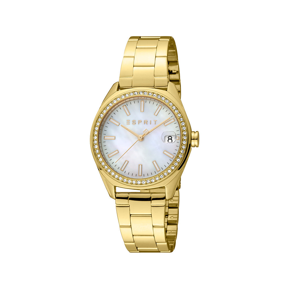 Celia Women White Stainless Steel Watch