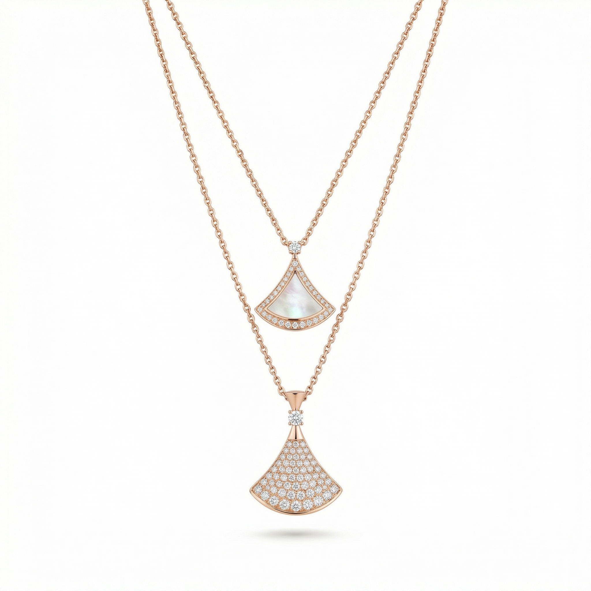 Women Rose Gold Necklace