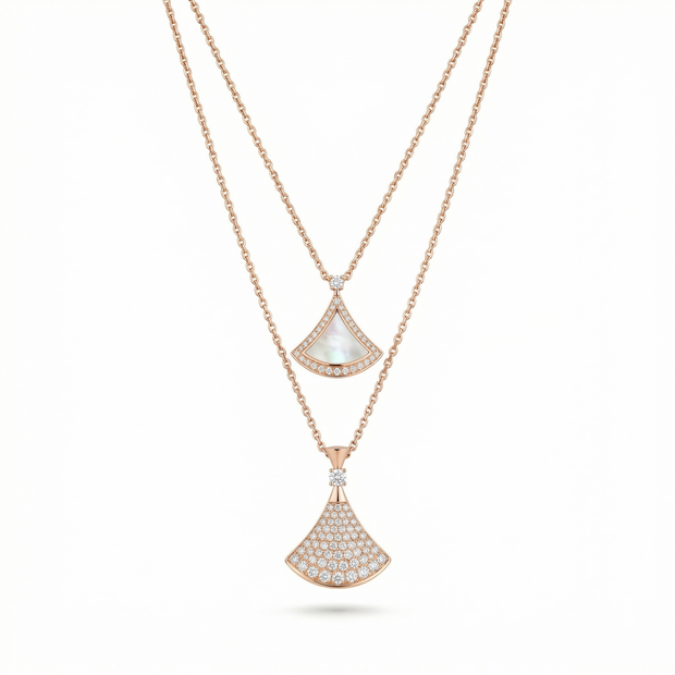 Women Rose Gold Necklace