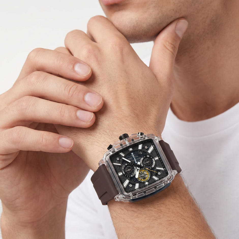 Men Clout Octet Two Tone Watch