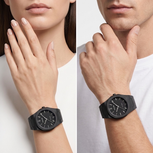 Unisex Polycarbon Black Watch
