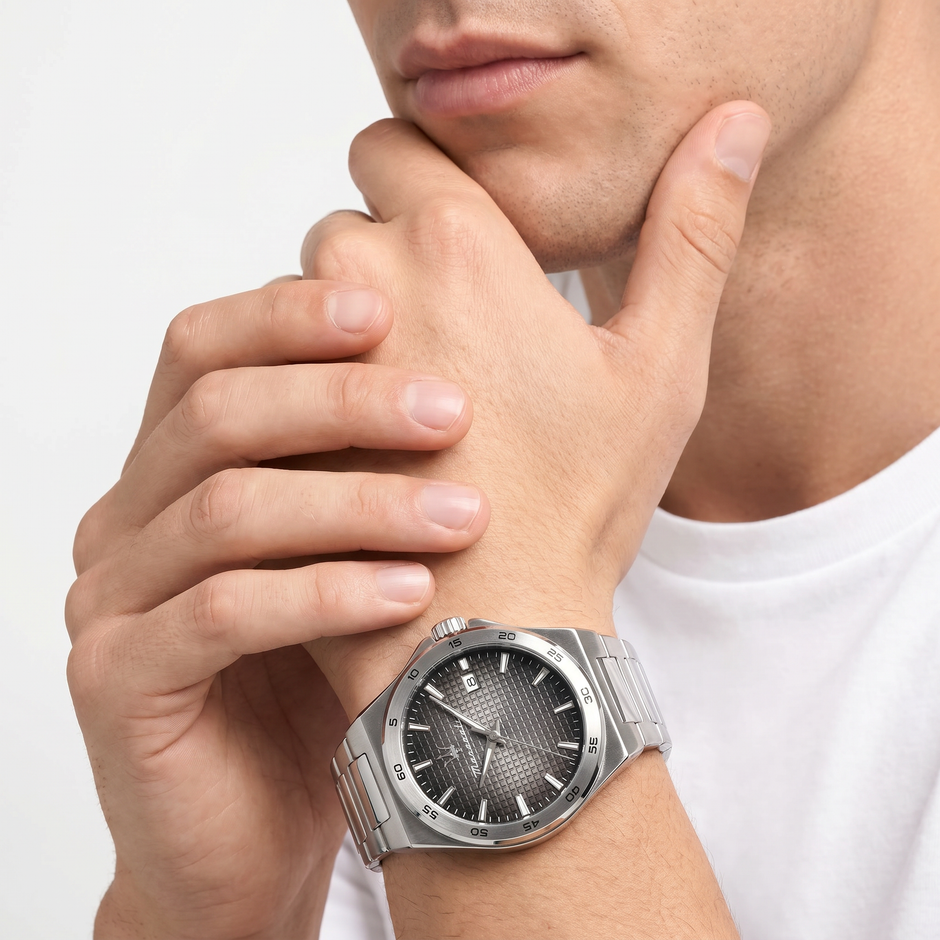 Men Velocita Slim Grey 40mm Watch