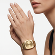 Women Square Golden Watch