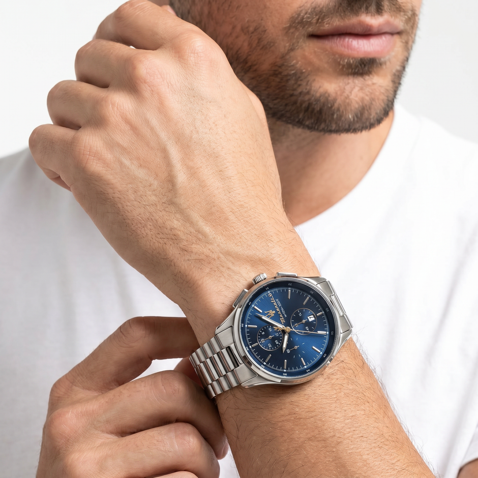 Men Sorpasso Silver Watch