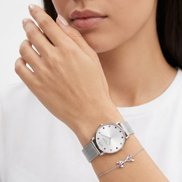Women Elliot Silver Watch Set