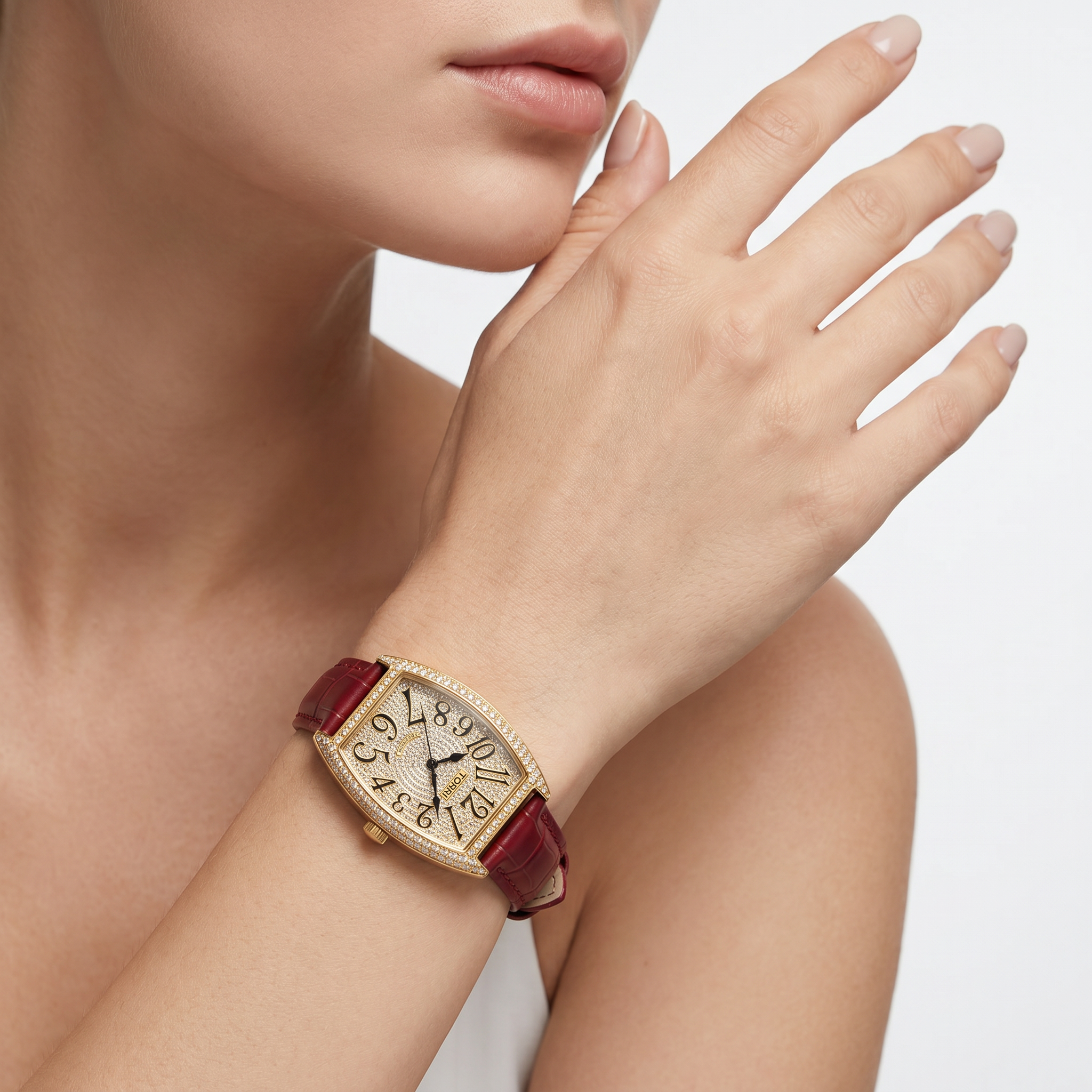 Women Picasso Red  Watch