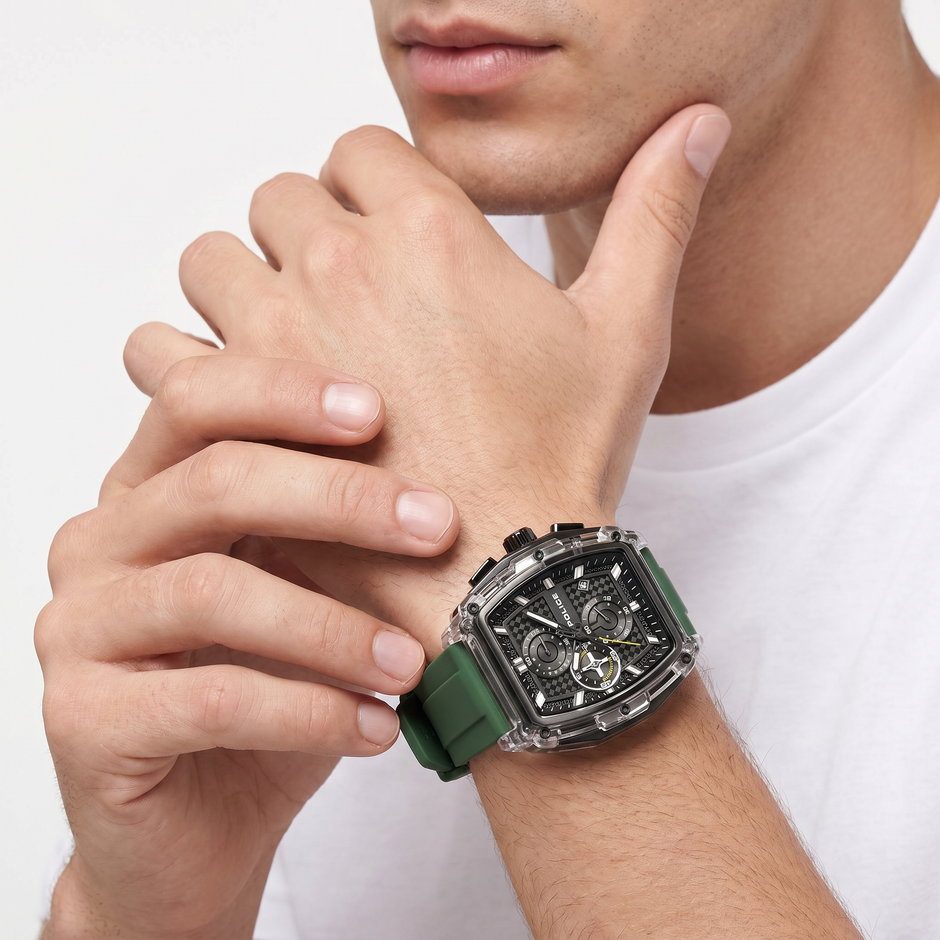 Men Clout Tank Black Watch