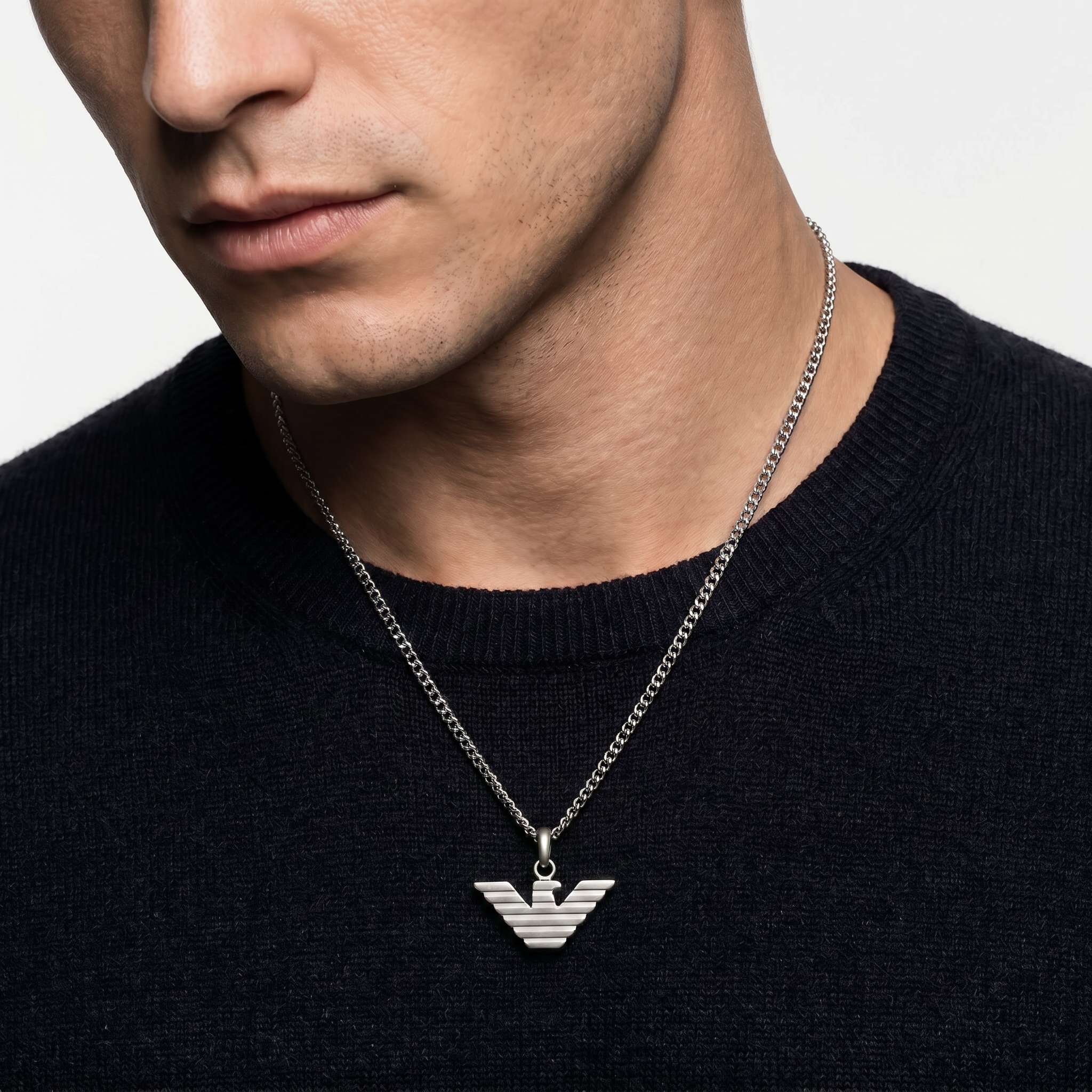 Men Eagle Logo Necklaces