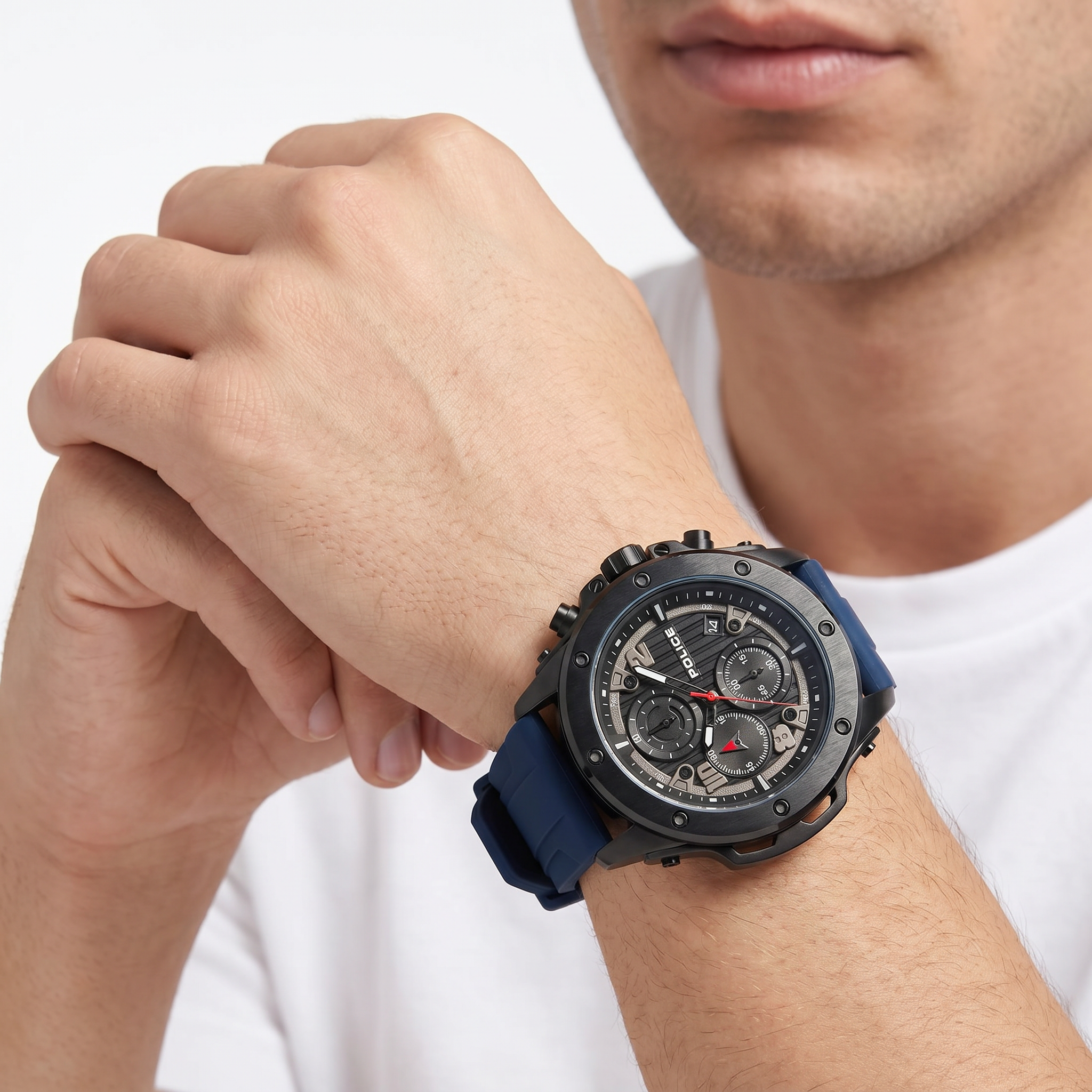 Men Rebel Black Watch