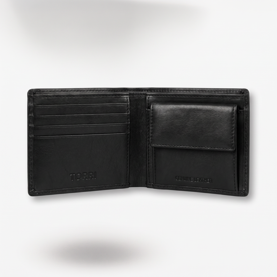 Men Calcedonio Black Wallet