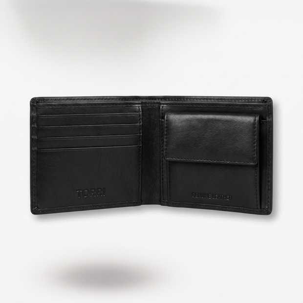 Men Calcedonio Black Wallet