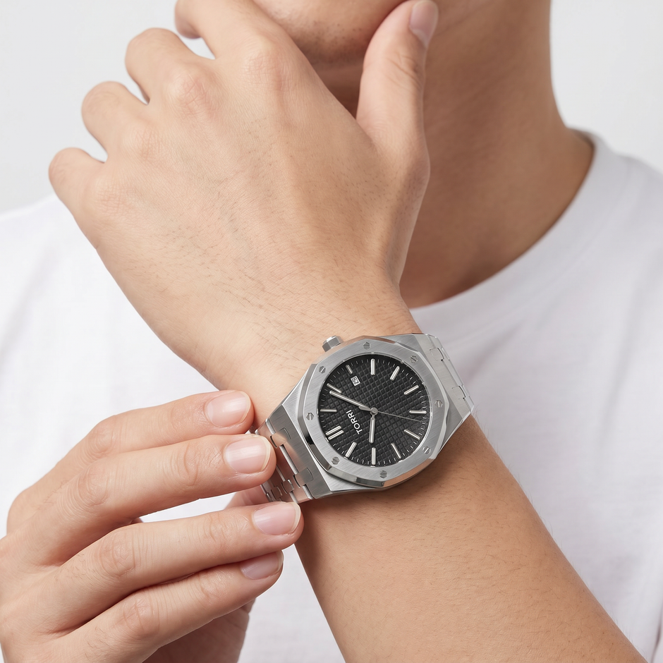 Men Romeo Silver Watch