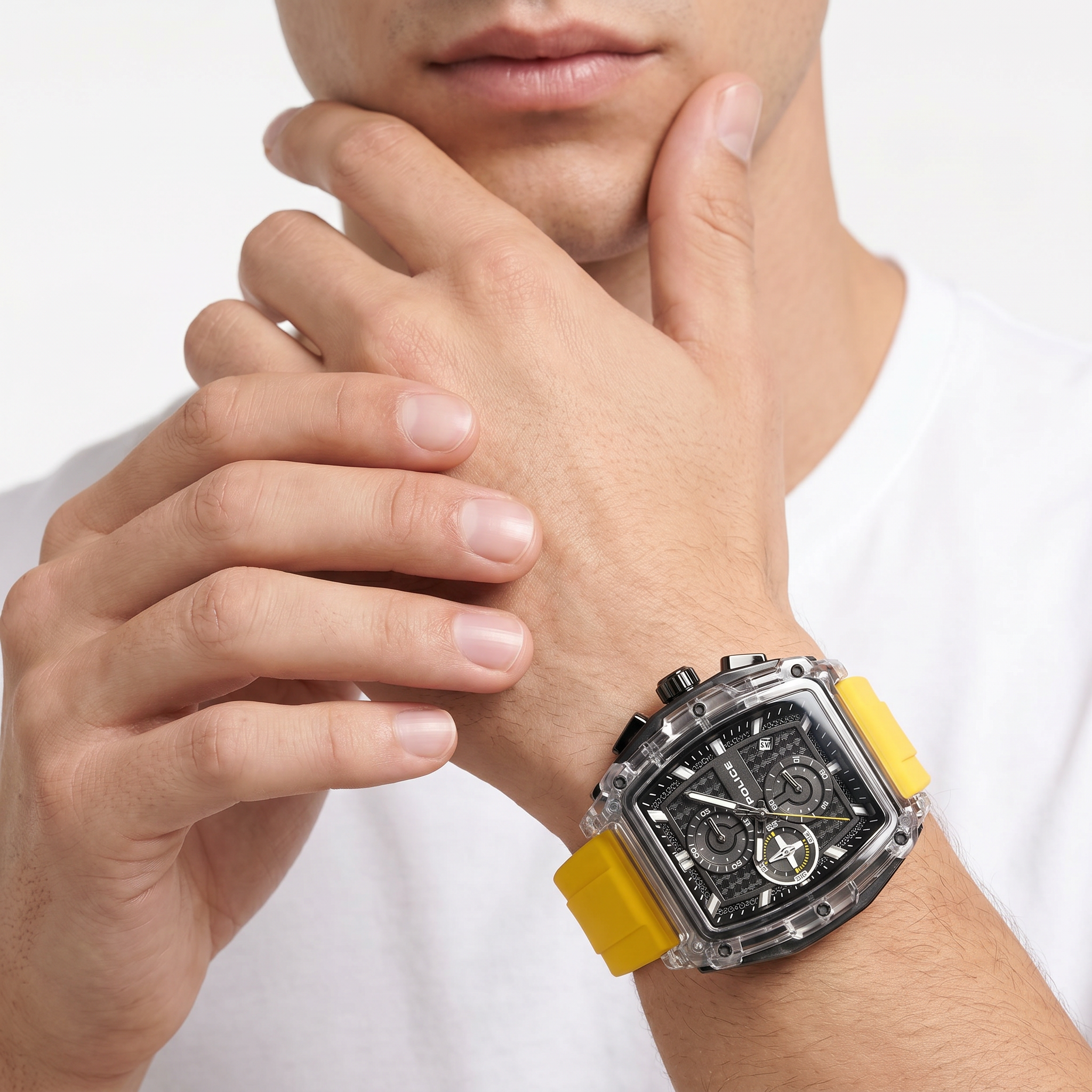 Men Clout Tank Black Watch