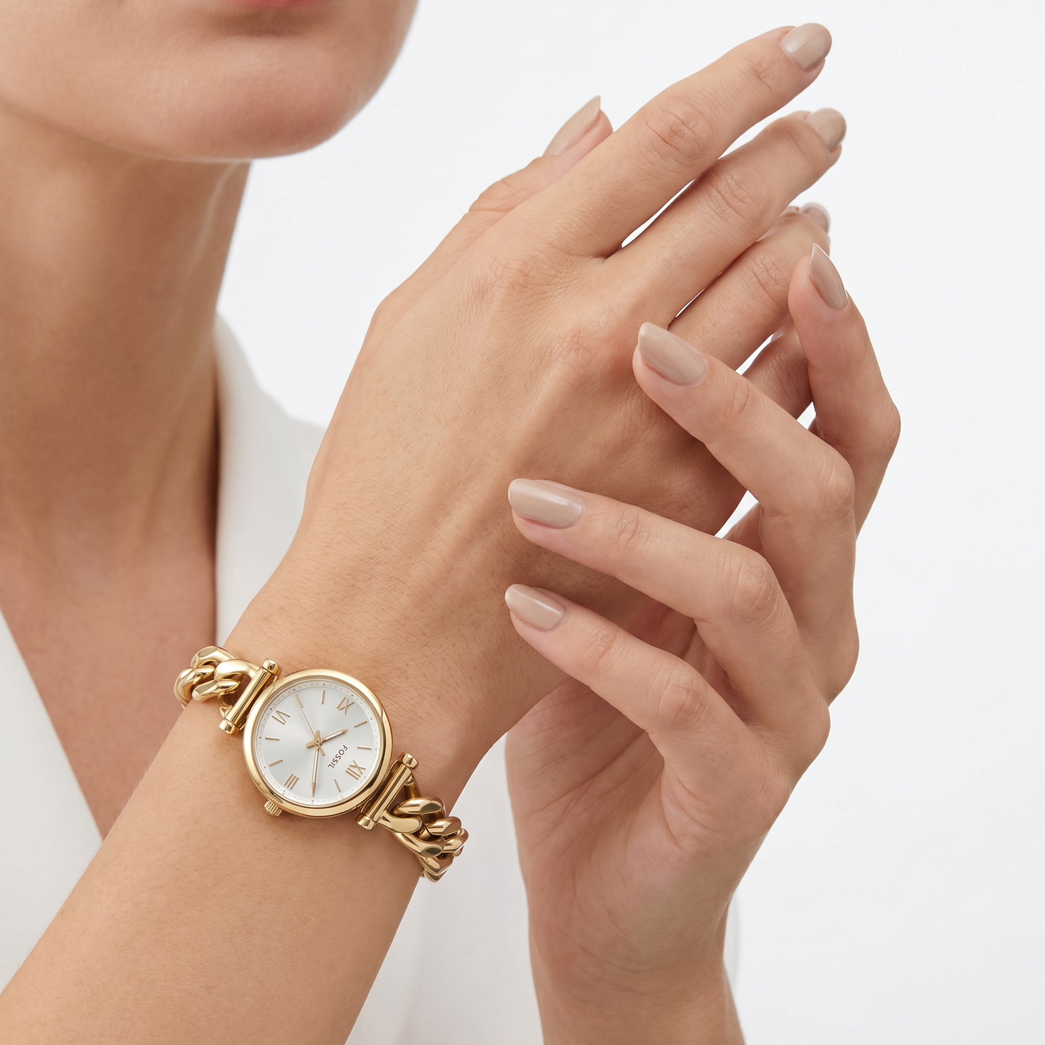 Women Carlie 28mm Silver Watch