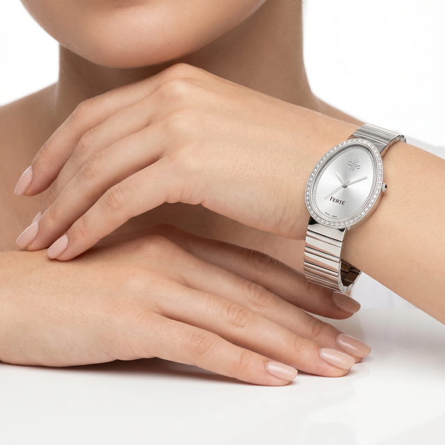 Women Silver Watch