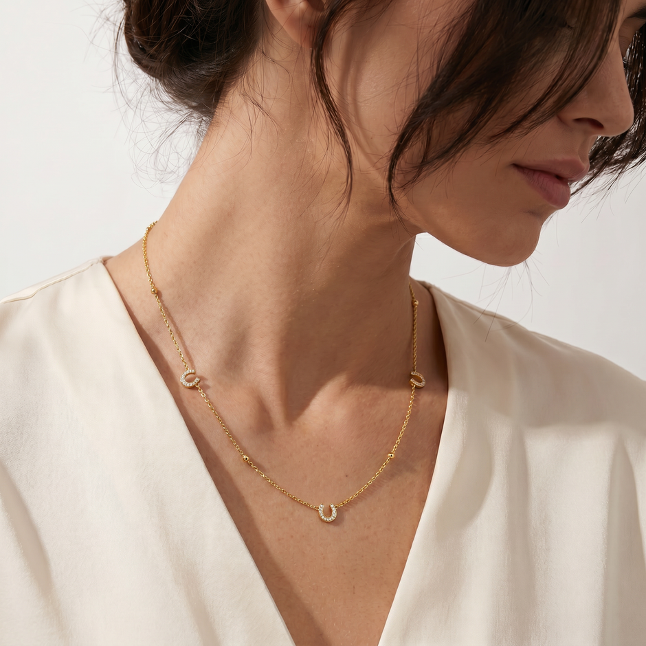 Women Gold-Plated Necklace