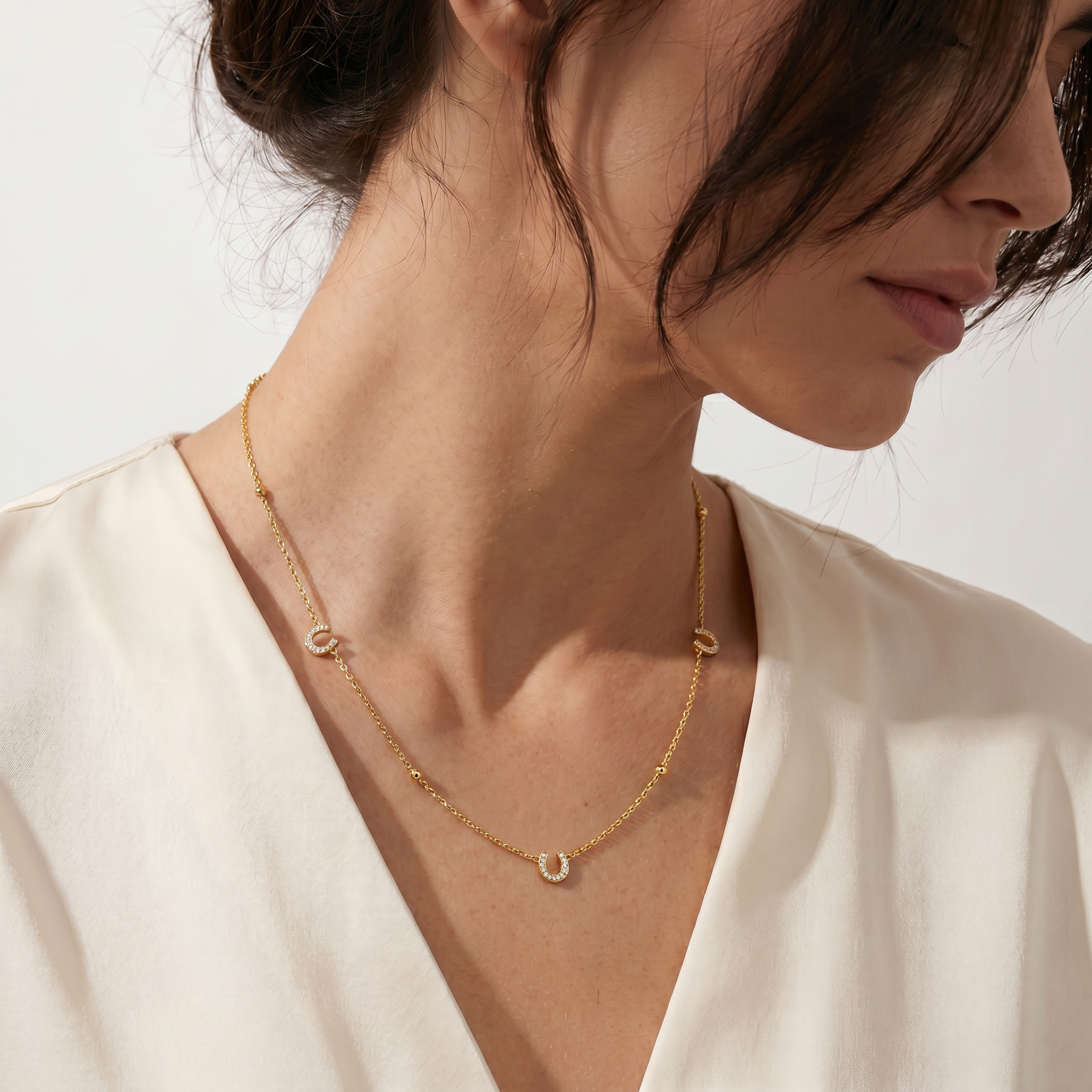 Women Gold-Plated Necklace