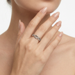 Women White Ring