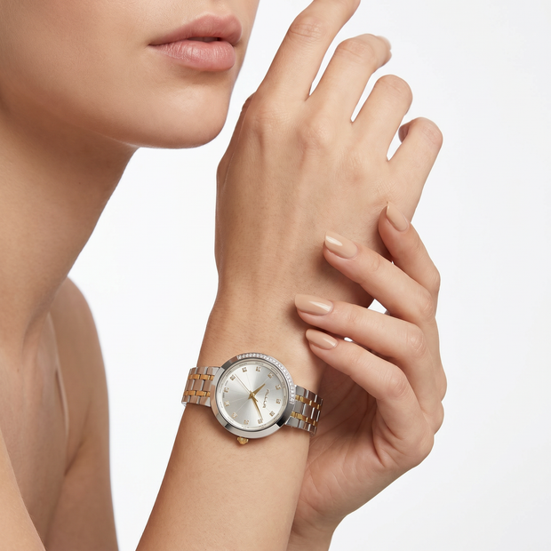 Women Silver Stainless Steel Watch