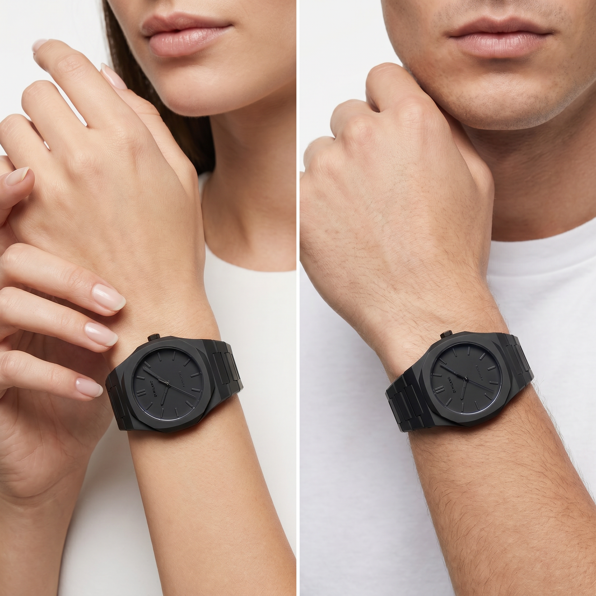 Unisex Polycarbon Black Watch