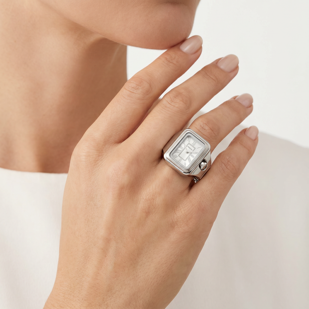 Women Raquel Silver Ring Watch